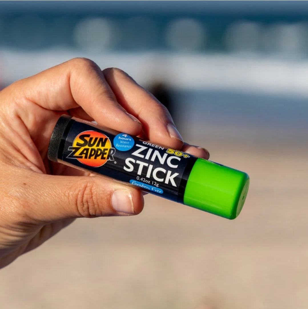 Sun Zapper Zinc Stick Green